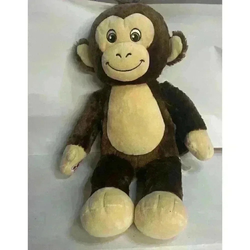 Build A Bear Workshop Brown Soft Plush Monkey 17in Tall stuffed animal Stuffie